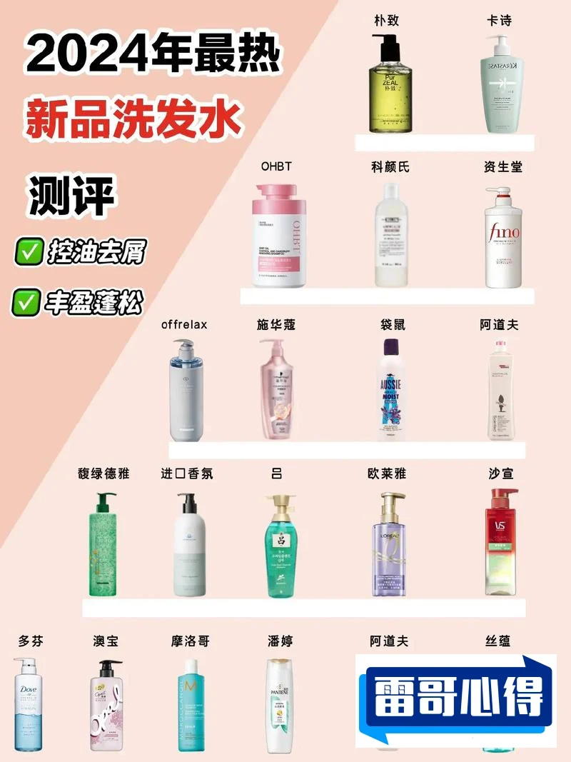 洗发水品牌排行榜2025特别新排名前十名分析
