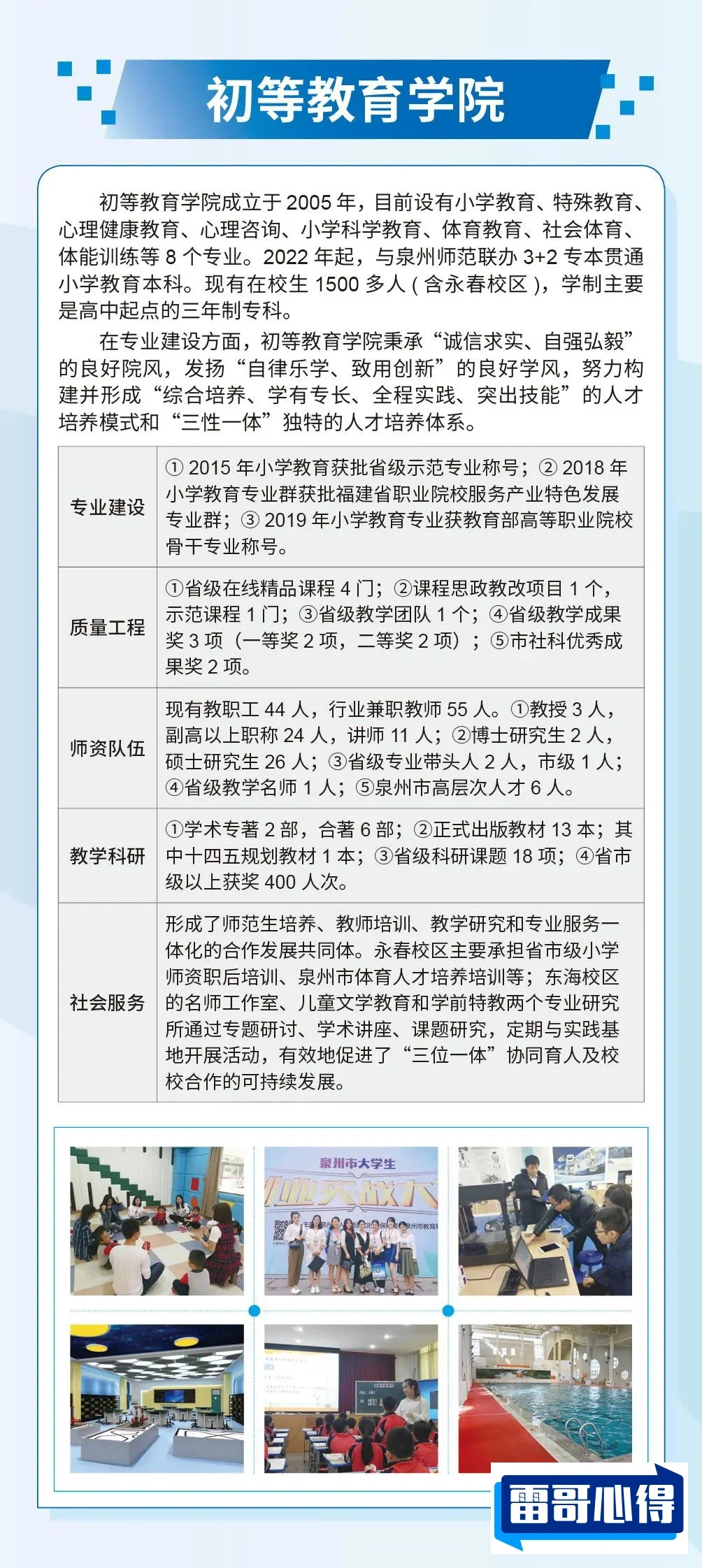 2025泉州幼儿师范高等专科学校高职分类考试招生章程